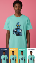 Aqua Mint pop icon graphic tee