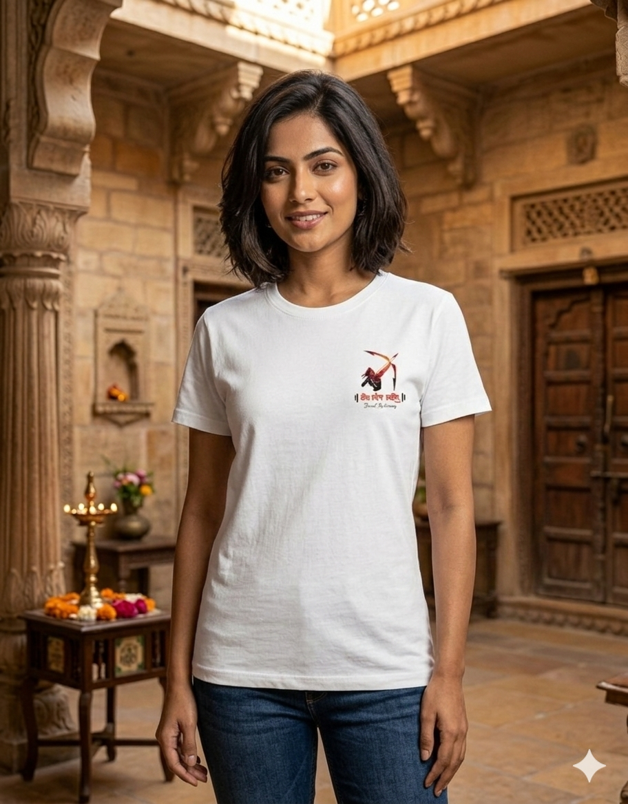 Jai Shri Ram Minimal T-Shirt – Ram Bhakt Edition