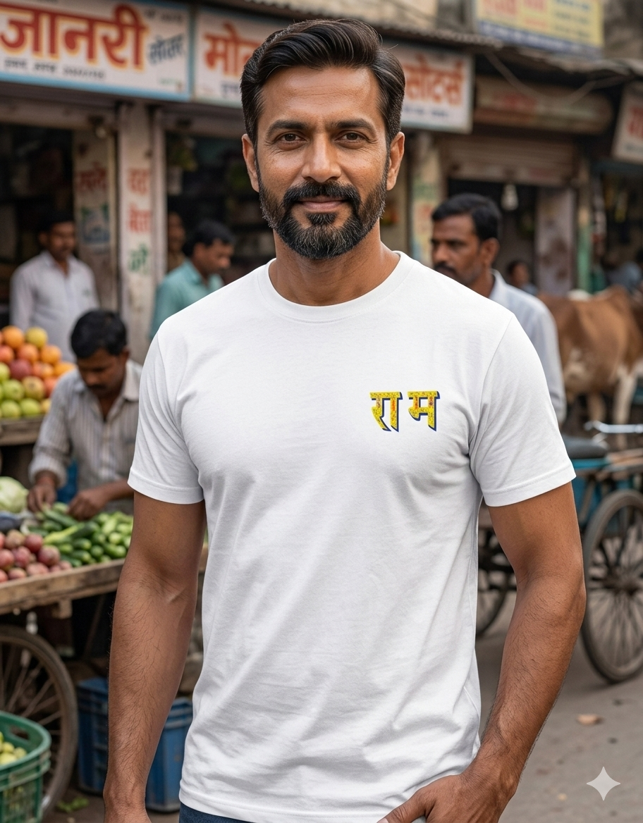 Ram Minimal Chest Print Unisex T-Shirt