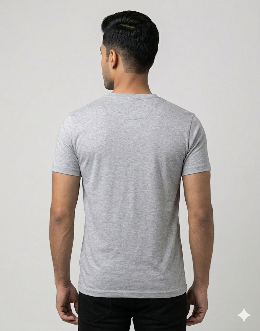 Unisex Plain V-Neck – 180 GSM Cotton T-Shirt @ ₹399